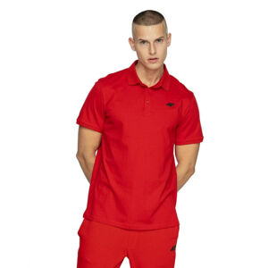 Pánske tričko s golierom 4F TSM355 Red - M