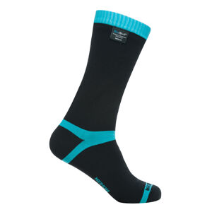 Nepremokavé ponožky DexShell Coolvent Aqua Blue Stripe - L