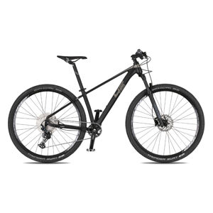 Juniorský horský bicykel 4EVER Dark Team 29" - model 2021 čierna/metal strieborná - 15,5"
