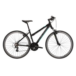 Dámsky crossový bicykel Kross Evado 2.0 D 28" - model 2022 čierna/mint - M (17")