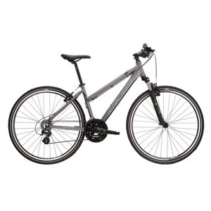 Dámsky crossový bicykel Kross Evado 2.0 D 28" - model 2022 grafitová/čierna - L (19")