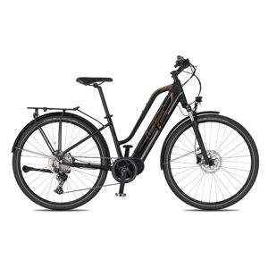 Dámsky trekingový elektrobicykel 4EVER Marianne Sport Trek - model 2021 čierna/bronz - 18"