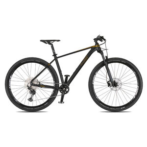Horský bicykel 4EVER Prodigy Race 29" - model 2021 čierna/metal zlatá - 17"