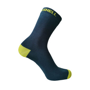 Nepremokavé ponožky DexShell Ultra Thin Crew Navy-Lime - L