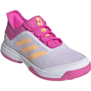 adidas ADIZERO CLUB K Detská tenisová obuv, biela, veľkosť 39 1/3