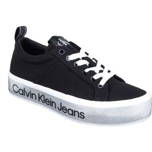 Calvin Klein FLATFORM VULCANIZED 3 Dámska obuv na voľný čas, čierna, veľkosť 37