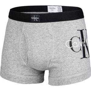 Calvin Klein TRUNK Pánske boxerky, sivá, veľkosť M