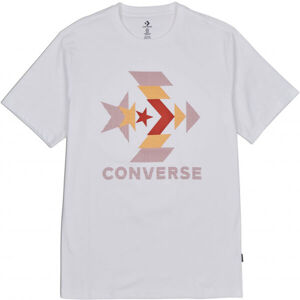 Converse ZOOMED IN GRAPPHIC TEE Pánske tričko, biela, veľkosť M