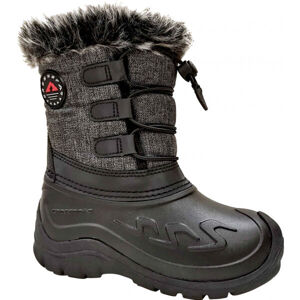 Crossroad CLOUD Detská zimná obuv, čierna, veľkosť 35