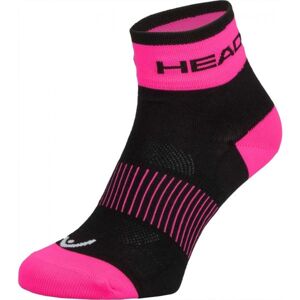 Head SOCKS YELLOW Cyklistické ponožky, čierna, veľkosť 37-39