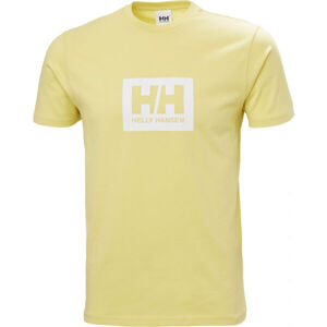 Helly Hansen HH BOX TEE Pánske tričko, žltá, veľkosť XL