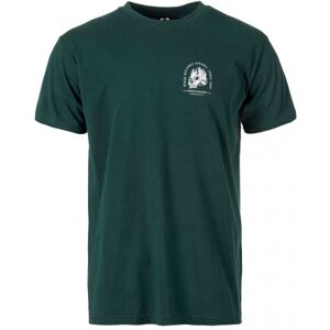 Horsefeathers MOUNTAINHEAD T-SHIRT Pánske tričko, tmavo zelená, veľkosť M