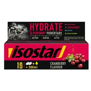 Isostar TABLETY BOX BRUSNICA 120 G Rozpustný izotonický nápoj  v tabletách, , veľkosť 120 G