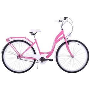 Korbike CITY 28" Mestský bicykel, ružová, veľkosť L
