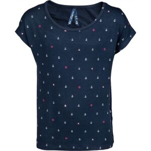 Lewro DANIELE Dievčenské tričko, tmavo modrá, veľkosť 152-158
