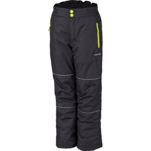 Lewro SEVIL Detské lyžiarske nohavice, čierna, veľkosť 116-122
