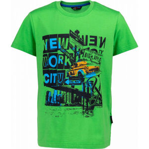 Lewro RIGBY Chlapčenské tričko, zelená, veľkosť 128-134