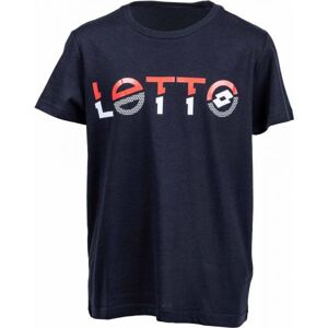 Lotto BTS TEE LOGO JS B Chlapčenské tričko, tmavo modrá, veľkosť S