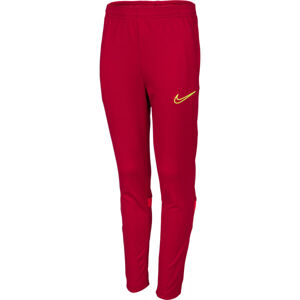 Nike DRY ACD21 PANT KPZ Y Chlapčenské futbalové nohavice, červená, veľkosť XL