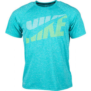 Nike HEATHER TILT Pánske tričko do vody, tyrkysová, veľkosť S