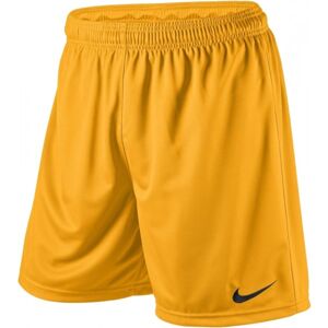 Nike PARK KNIT SHORT YOUTH Detské futbalové trenírky, žltá, veľkosť XS