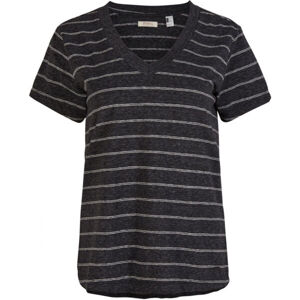 O'Neill LW ESSENTIALS V-NECK T-SHIRT Dámske tričko, čierna, veľkosť L