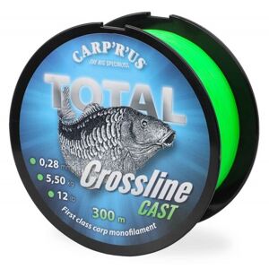 Carp´r´us vlasec total crossline cast green 500 m - priemer 0,25 mm / nosnosť 4,5 kg