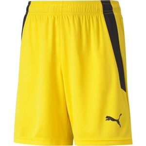 Puma TEAMLIGA SHORTS JR Juniorské šortky, žltá, veľkosť 164