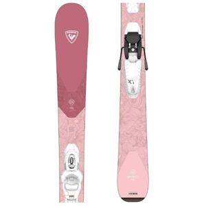 Rossignol EXPERIENCE W PRO KID + KID 4 Dievčenské zjazdové lyže, ružová, veľkosť 128