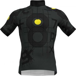 Rosti GRIGIO Pánsky cyklistický dres, tmavo sivá, veľkosť XXXXXL