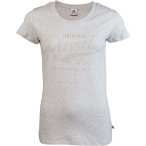 Russell Athletic ORIGINAL S/S CREWNECK TEE SHIRT Dámske tričko, sivá, veľkosť L