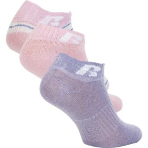 Russell Athletic KIDS ANKLE SOCK 3 PÁRY Detské ponožky, ružová, veľkosť 24-27