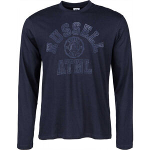 Russell Athletic L/S CREWNECK TEE SHIRT Pánske tričko, tmavo modrá, veľkosť S