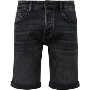 s.Oliver Q/S DENIM TROUSERS Pánske džínsové šortky, čierna, veľkosť
