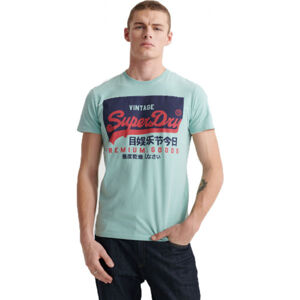 Superdry VL O TEE Pánske tričko, tyrkysová, veľkosť S