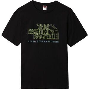 The North Face M COORDINATES S/S TEE Pánske tričko, čierna, veľkosť L