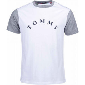 Tommy Hilfiger CN SS TEE LOGO Pánske tričko, ružová, veľkosť S