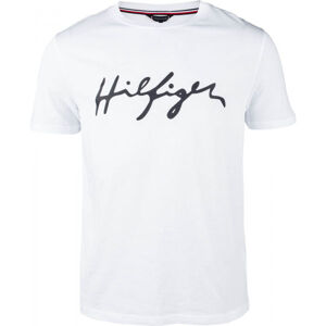 Tommy Hilfiger CREW NECK TEE Pánske tričko, biela, veľkosť S