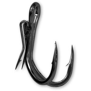 Gamakatsu háčiky hook worm 36  /0 (spr) (black) - veľkosť 4/0